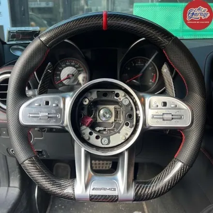 벤츠 AMG GTS 에디션1 모델  AMG핸들 LED퍼포먼스 카본D컷핸들 장착 / 서울 용산 중구