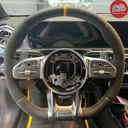 벤츠 C118 CLA45S amg AMG카본D컷핸들교체 ,  실내의 변화 기능업그레이드 / 서울 용산 중구