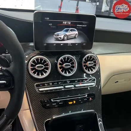 벤츠 X253 GLC63AMG 2018년식 , 실내 신형 컨버전 (계기판 , 커맨드 , 모니터 , 터치패드 업그레이드 작업) / 서울 용산 중구