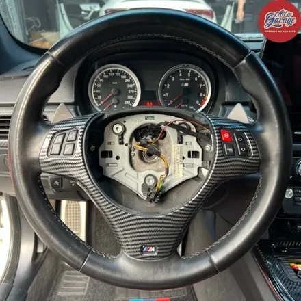 BMW E92 M3 / M카본D컷LED퍼포먼스핸들 교체작업 / 서울 용산 중구