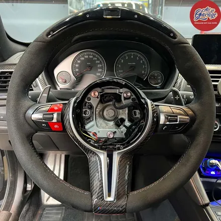 BMW F82 M4 / M퍼포먼스핸들 탈거 및 M핸들 순정화 작업기 / 서울 용산 중구