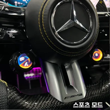 벤츠 CLA45SAMG 2021 벤츠LED카본D컷 잠자리핸들 교체시공 (OLED어질리티셀렉트,카본패들쉬프트) / 서울 용산 중구