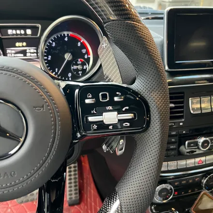벤츠 W463 G350D 블루텍 AMG카본핸들 교체 1920 디자인 D컷핸들 / 서울 용산 중구