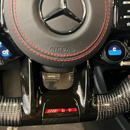 벤츠 W177 A45AMG  AMG핸들 카본D컷디자인으로 교체하다 / 서울 용산 중구