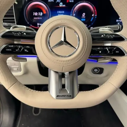 벤츠W167 GLE350 최신형벤츠잠자리AMG핸들로 교체하다 / 서울 용산 중구