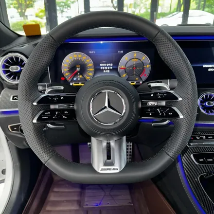 벤츠 C257 CLS300D AMG 잠자리핸들 교체 및 신형터치패드 시공했습니다 . 최고의가성비튜닝 / 서울 용산 도원동