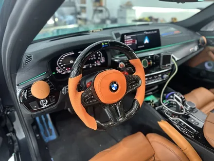 [올인게러지] BMW F90 M5 모델 M카본핸들 LED퍼포먼스 D컷 교체했습니다 / 서울 용산 도원동