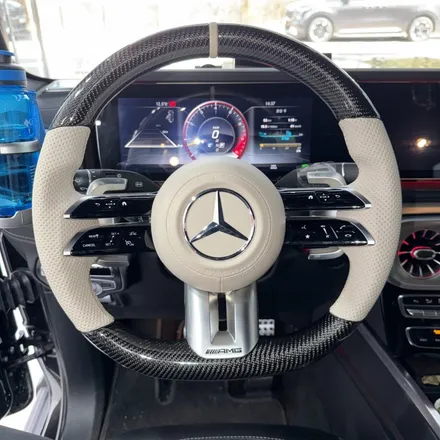 [올인게러지] 벤츠 G63AMG 최신형 잠자리카본핸들 교체 순정열선 레트로핏 활성화 / 서울 용산 도원동