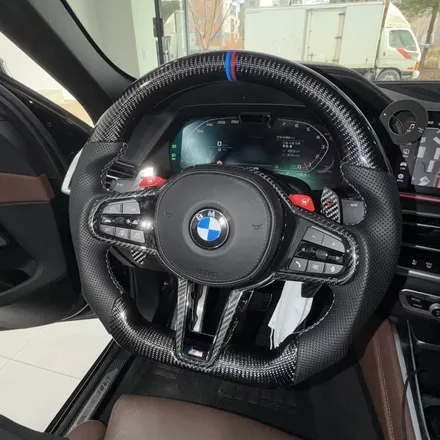 [올인게러지] BMW X6 40I 23년식 정품 M카본핸들 D컷교체 &M1M2모드 / 서울 용산 도원동