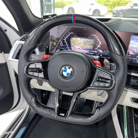 BMW 페리 신형 X7 M카본핸들 D컷 M1M2활성화까지 시공했습니다 / 서울 용산 도원동