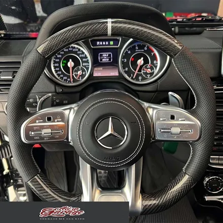 [올인게러지] 벤츠 W463 G63AMG 신형 AMG카본핸들 교체 / 신형개조 / 레트로핏 / 서울 용산 중구