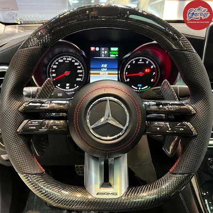 [올인게러지] W253 벤츠 GLC350E / 신형AMG핸들 교체 / 벤츠카본핸들 / LED퍼포먼스핸들 / 서울 용산 중구