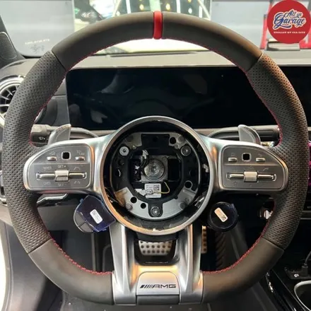 벤츠 W177 A45amg AMG핸들 + 어질리티셀렉트 교체 순정레트로핏 실내의 변화 기능업그레이드 / 서울 용산 중구