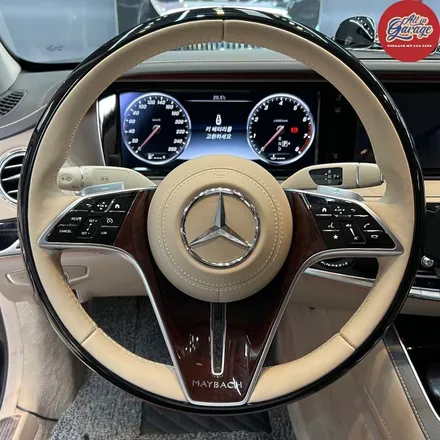 벤츠 W222 S600 마이바흐  최신형 마이바흐핸들 교체작업기 업그레이드된 실내 / 서울 용산 중구