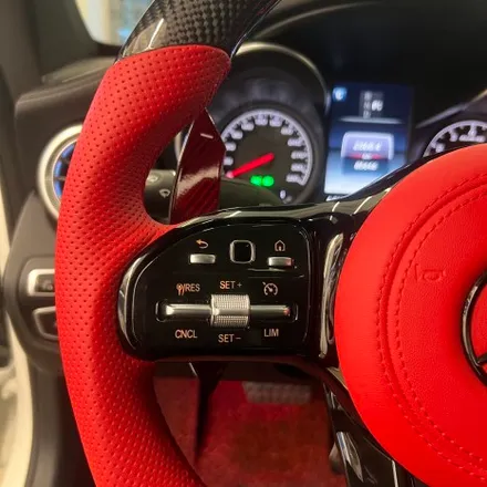 벤츠 W205 C63AMG쿠페 1920 벤츠 AMG핸들 카본D컷스타일로 교체 / 벤츠 / C-클래스 W205 / 서울 용산 중구