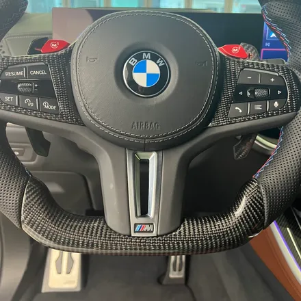 BMW G05 X5 M60I 카본핸들 교체했습니다 D컷의 스포티한 그립감 / 서울 용산 중구