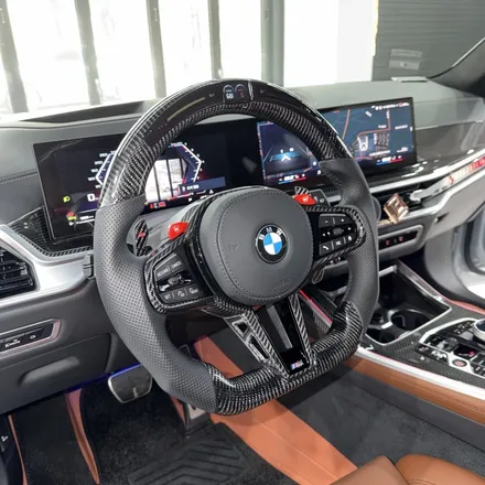 [올인게러지] BMW X7 M60I 정품 LED카본핸들 D컷 교체  M1M2활성화 / 서울 용산 도원동