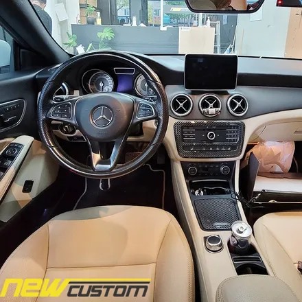 올인게러지 벤츠 w117 cla200 신형amg핸들 교체작업 , amg카본핸들 amg베이지핸들 / 서울 용산 도원동
