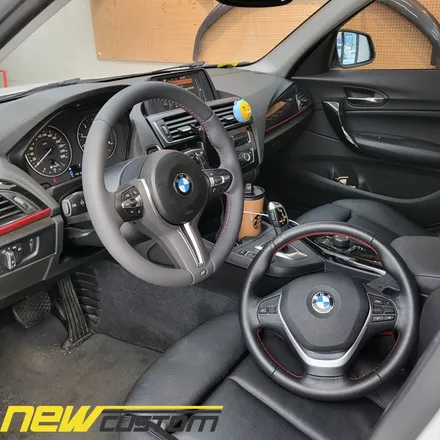 [올인게러지] BMW F20 118D m핸들교체 , 퍼포먼스스티어링휠 ,신품m핸들 m3.M4핸들교체 / 서울 용산 도원동