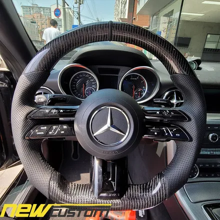 벤츠 slc43amg 신형핸들 장착 , 신형핸들개조 .최신형잠자리핸들교체 / 서울 용산 도원동