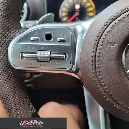 [올인게러지] 벤츠 C257 CLS400D AMG핸들 교체 / 브라운실내맞춤 / 카본D컷 / 서울 용산 중구