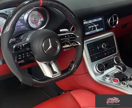 [올인게러지] 벤츠 SLS AMG 최신형 AMG카본핸들 교체 / 잠자리AMG핸들 / 서울 용산 중구