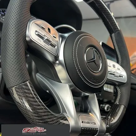 [올인게러지] 벤츠 W463 G63AMG 신형 AMG카본핸들 교체 / 신형개조 / 레트로핏 / 서울 용산 중구