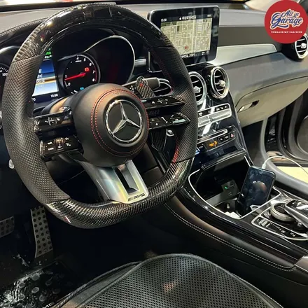 [올인게러지] W253 벤츠 GLC350E / 신형AMG핸들 교체 / 벤츠카본핸들 / LED퍼포먼스핸들 / 서울 용산 중구