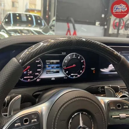 벤츠 W222 S350 후기형 AMG카본핸들 + AMG계기판코딩 및 생활코딩 레트로핏작업 / 서울 용산 중구
