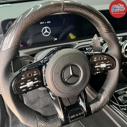 벤츠 W177 A클래스 A220 AMG카본핸들 + AMG계기판코딩 작업 순정레트로핏 벤츠튜닝 / 서울 용산 중구