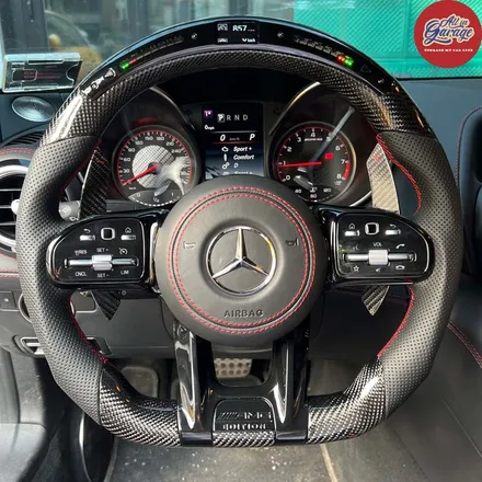 벤츠 AMG GTS 에디션1 모델  AMG핸들 LED퍼포먼스 카본D컷핸들 장착 / 서울 용산 중구