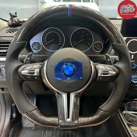 BMW F30 3시리즈 320D M카본핸들 교체 , 퍼포먼스 실내튜닝 / 서울 용산 중구