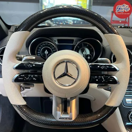 벤츠 r231 SL63AMG 신형AMG핸들 카본 베이지잠자리 AMG잠자리핸들 컨버젼 / 서울 용산 중구