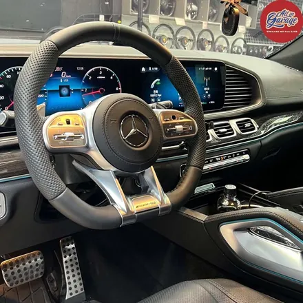 벤츠 W167 GLE400D 쿠페  신형 AMG핸들 교체  순정레트로핏 작업 / 서울 용산 중구
