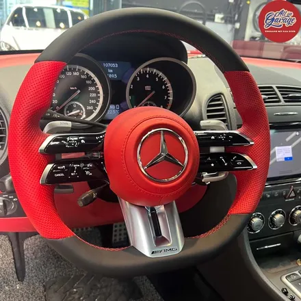 벤츠 R171 SLK350 / 최신형벤츠잠자리AMG핸들 맞춤튜닝작업 / 서울 용산 중구
