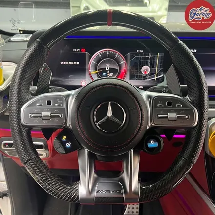 벤츠 W463b 2021 G63AMG / AMG카본핸들교체 및 순정어질리티셀렉트 활성화 작업  / AMG핸들 / 서울 용산 중구