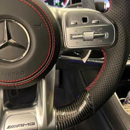 벤츠 W222 S350D 2016년식 1920 AMG핸들로 실내를 레트로핏 / 벤츠 / S-클래스 W222 / 서울 용산 중구