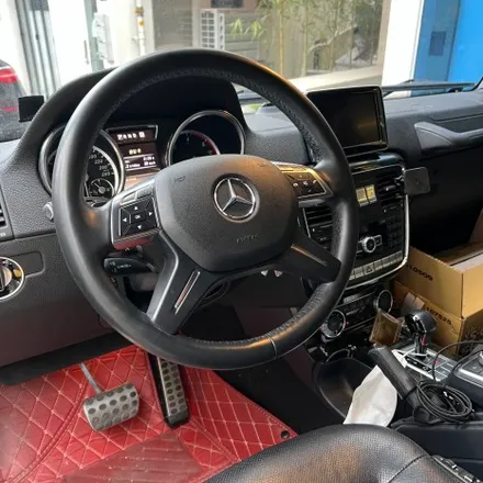 벤츠 W463 G350D 블루텍 AMG카본핸들 교체 1920 디자인 D컷핸들 / 서울 용산 중구