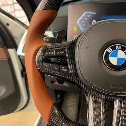 BMW G05 X5 G바디 M카본핸들 D컷디자인으로 교체하다 / 서울 용산 중구