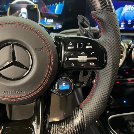 벤츠 W177 A45AMG  AMG핸들 카본D컷디자인으로 교체하다 / 서울 용산 중구