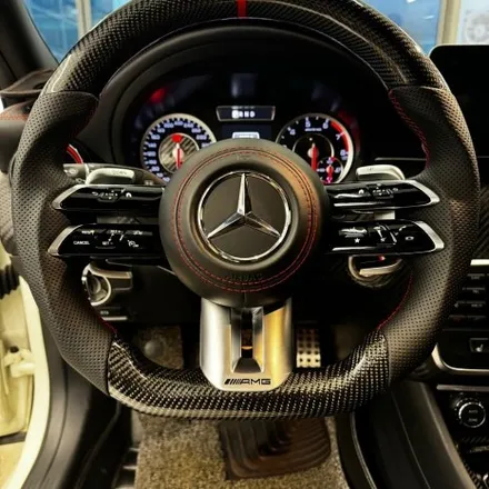 [올인게러지] 벤츠 W176 A45AMG 최신형 카본 잠자리핸들 레드라인 디자인 튜닝 완료 / 서울 용산 도원동