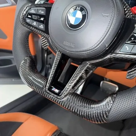 [올인게러지] BMW G82 M4 정품 M카본핸들 D컷 LED퍼포먼스 교체시공했습니다 . 페리컨버젼 / 서울 용산 도원동