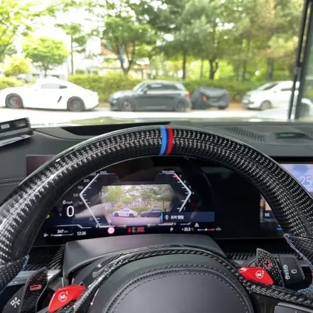 BMW 페리 신형 X7 M카본핸들 D컷 M1M2활성화까지 시공했습니다 / 서울 용산 도원동