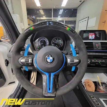 [올인게러지] BMW F20 118D m핸들교체 , 퍼포먼스스티어링휠 ,퍼포먼스m핸들 알칸트라 m3.M4핸들교체 / 서울 용산 도원동