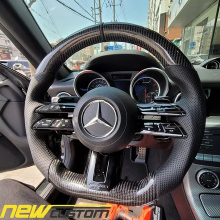 벤츠 slc43amg 신형핸들 장착 , 신형핸들개조 .최신형잠자리핸들교체 / 서울 용산 도원동