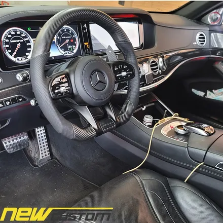 [올인게러지] 벤츠w222 s클래스 s63amg ,벤츠신형핸들, 후기형개조 amg핸들,신형amg핸들,페이스리프트 / 서울 용산 중구