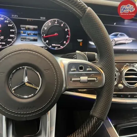벤츠 W222 S350 후기형 AMG카본핸들 + AMG계기판코딩 및 생활코딩 레트로핏작업 / 서울 용산 중구