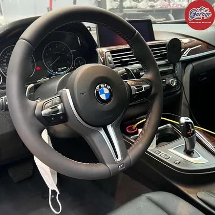 BMW F30 3시리즈 320D 정품 M열선핸들 교체 업그레이드 / 서울 용산 중구