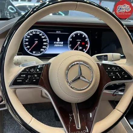 벤츠 W222 S600 마이바흐  최신형 마이바흐핸들 교체작업기 업그레이드된 실내 / 서울 용산 중구