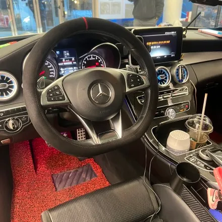 벤츠 W205 C63AMG쿠페 1920 벤츠 AMG핸들 카본D컷스타일로 교체 / 벤츠 / C-클래스 W205 / 서울 용산 중구